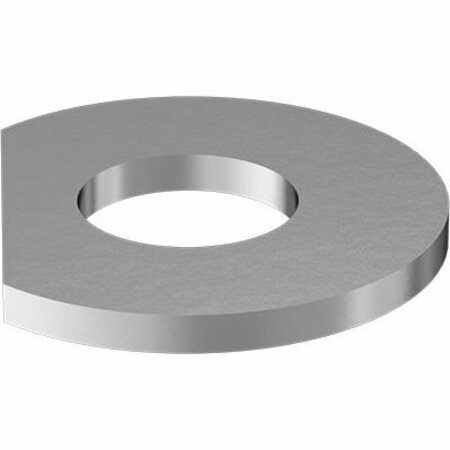 BSC PREFERRED Oversized Clipped Washer Zinc-Plated Steel for 1/2 Screw 0.531 ID 1.25 OD 91717A171